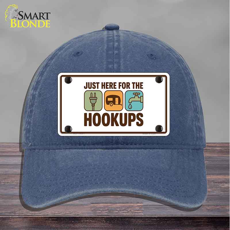 Just Here for the Hookups Novelty License Plate Hat HAT-MLP-14531