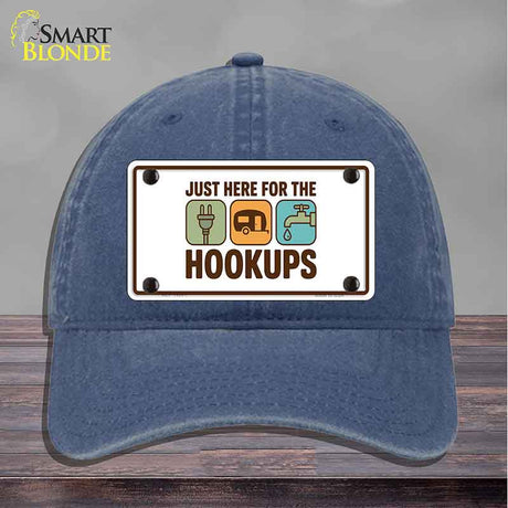Just Here for the Hookups Novelty License Plate Hat HAT-MLP-14531