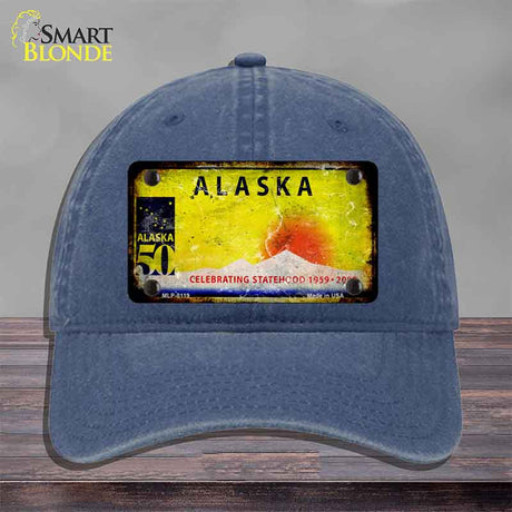 Alaska State Rusty Novelty License Plate Hat HAT-MLP-8119