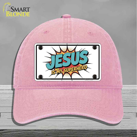 Jesus is My Superhero Novelty License Plate Hat HAT-MLP-14537