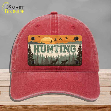 Hunting Sunset Novelty License Plate Hat HAT-MLP-14511