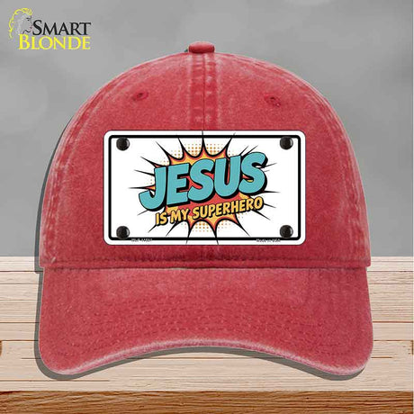 Jesus is My Superhero Novelty License Plate Hat HAT-MLP-14537