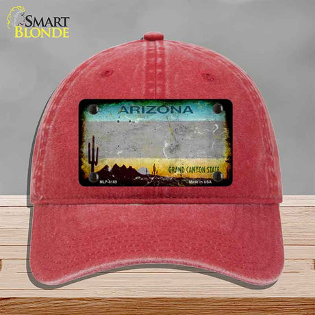 Arizona Gray Rusty Novelty License Plate Hat HAT-MLP-8169