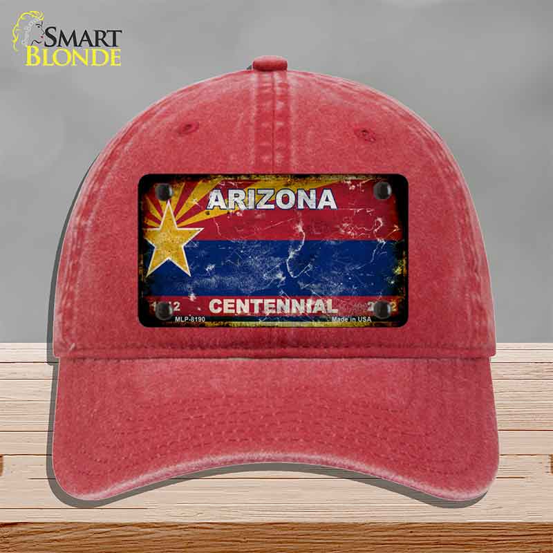 Arizona Centennial State Rusty Novelty License Plate Hat HAT-MLP-8190