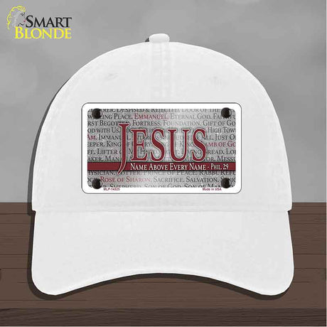 Jesus Name Above Every Name Novelty License Plate Hat HAT-MLP-14525