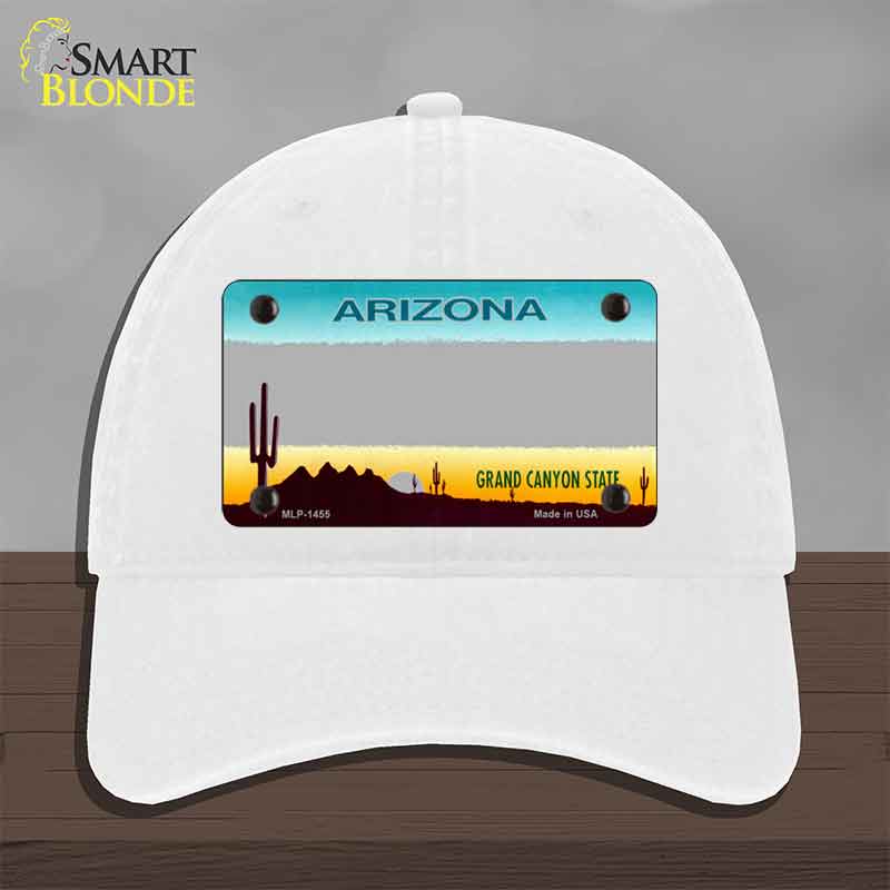 Arizona Gray State Blank Novelty License Plate Hat HAT-MLP-1455