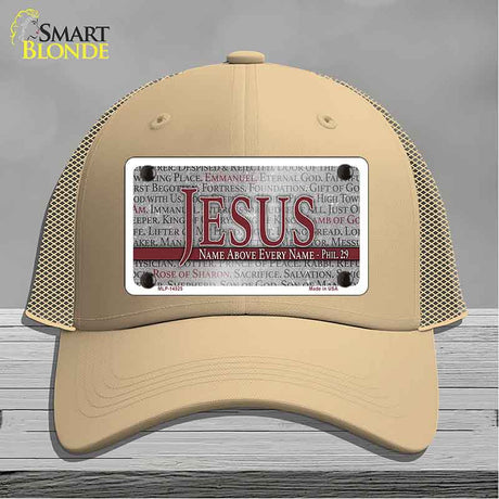 Jesus Name Above Every Name Novelty License Plate Hat HAT-MLP-14525