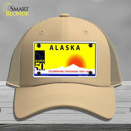 Alaska State Blank Novelty License Plate Hat HAT-MLP-2216