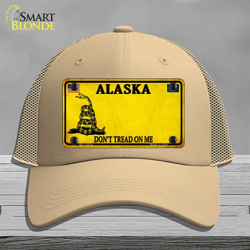 Alaska Dont Tread On Me Novelty License Plate Hat HAT-MLP-8834