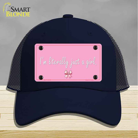 Im Literally Just a Girl Novelty License Plate Hat HAT-MLP-14530