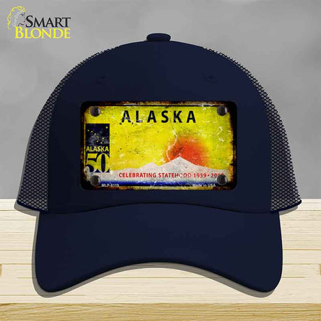 Alaska State Rusty Novelty License Plate Hat HAT-MLP-8119