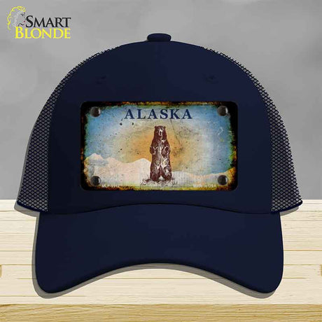 Alaska Bear Rusty Novelty License Plate Hat HAT-MLP-9512