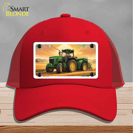 Tractor Sunset Novelty License Plate Hat HAT-MLP-14508