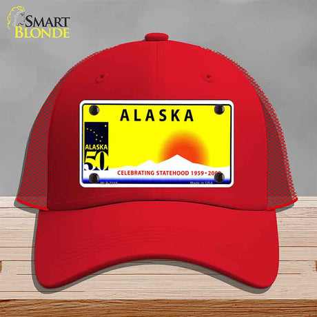 Alaska State Blank Novelty License Plate Hat HAT-MLP-2216