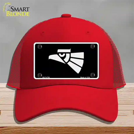 Made In Mexico Eagle Novelty License Plate Hat Mesh / Red