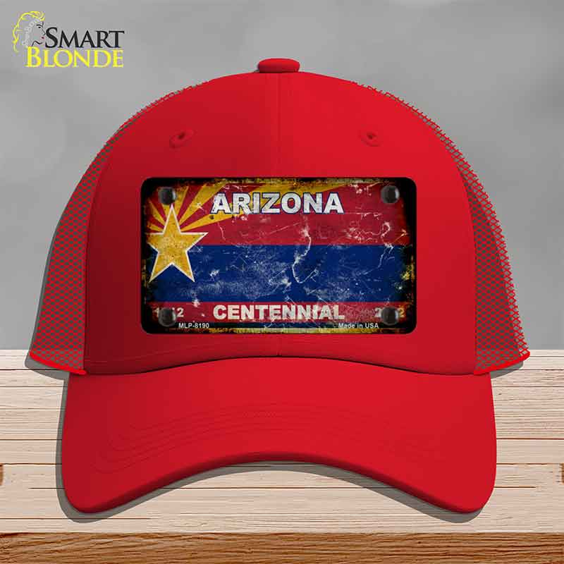 Arizona Centennial State Rusty Novelty License Plate Hat HAT-MLP-8190