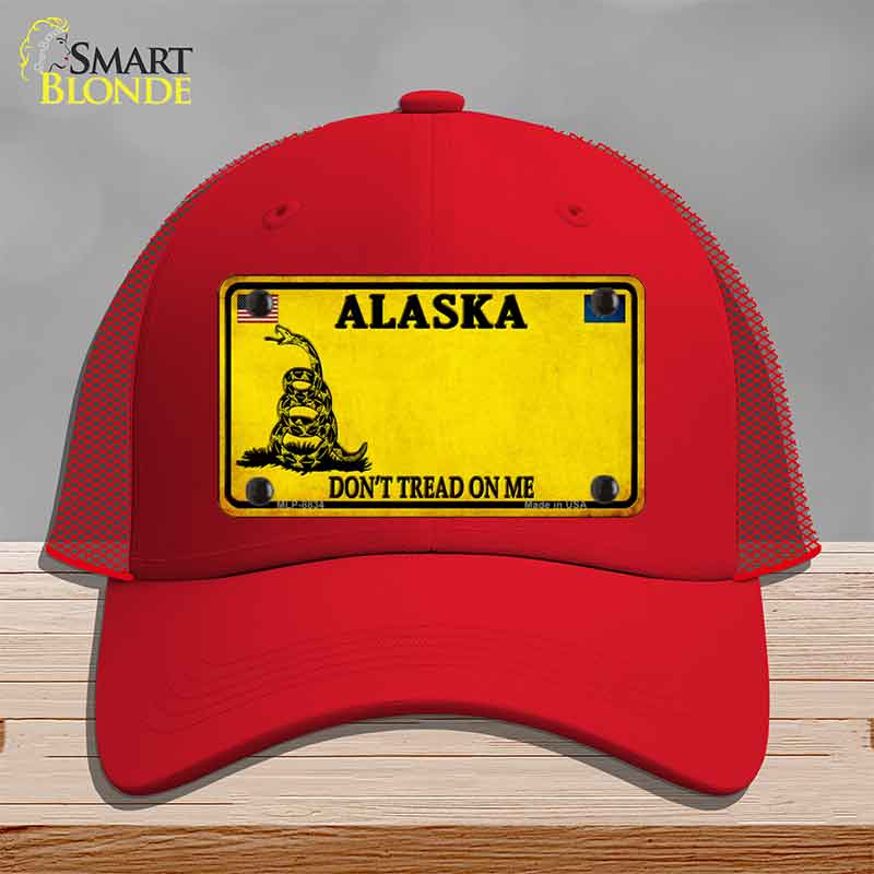 Alaska Dont Tread On Me Novelty License Plate Hat HAT-MLP-8834