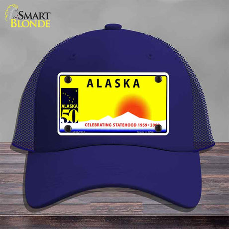 Alaska State Blank Novelty License Plate Hat HAT-MLP-2216