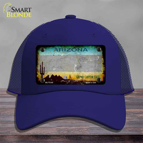 Arizona Gray Rusty Novelty License Plate Hat HAT-MLP-8169