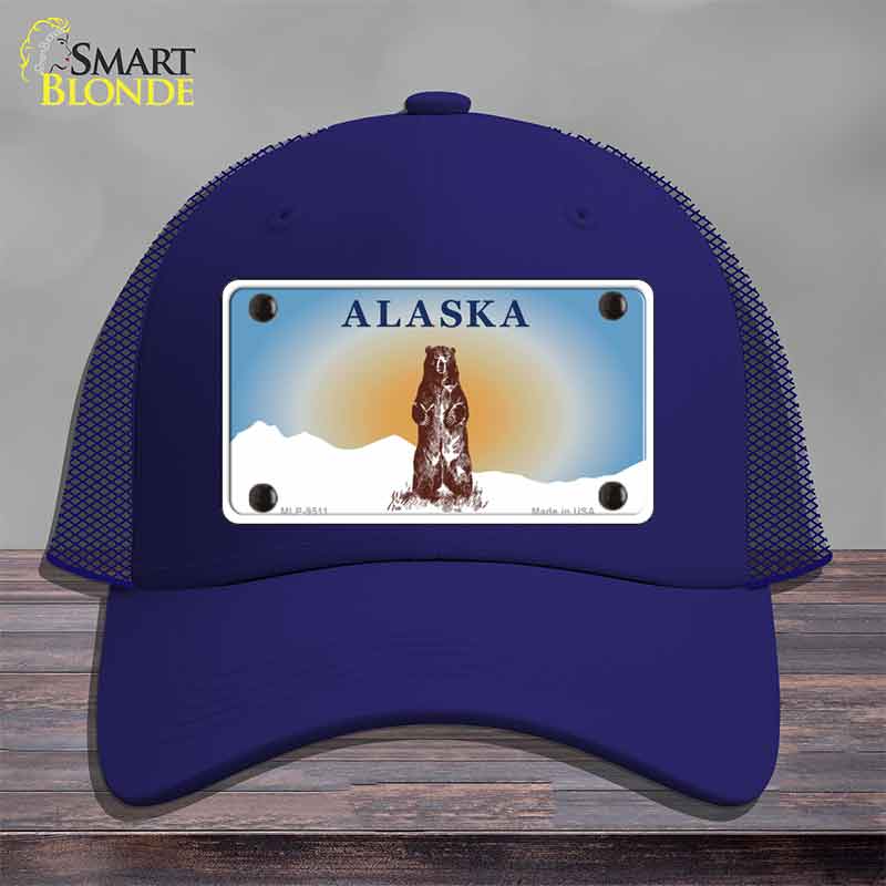 Alaska Bear Novelty License Plate Hat HAT-MLP-9511