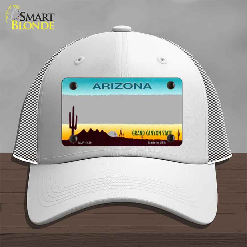Arizona Gray State Blank Novelty License Plate Hat HAT-MLP-1455