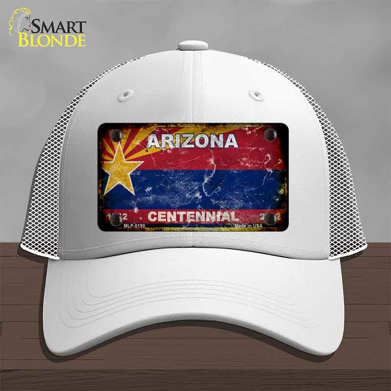 Arizona Centennial State Rusty Novelty License Plate Hat HAT-MLP-8190