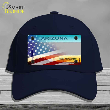 Arizona License Plate American Flag Novelty License Plate Hat HAT-MLP-12431