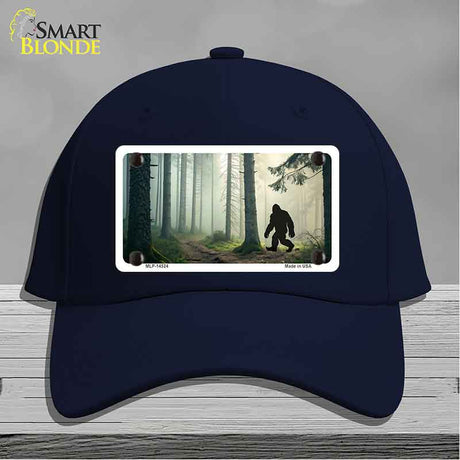 Bigfoot Silhouette Forest Novelty License Plate Hat HAT-MLP-14524