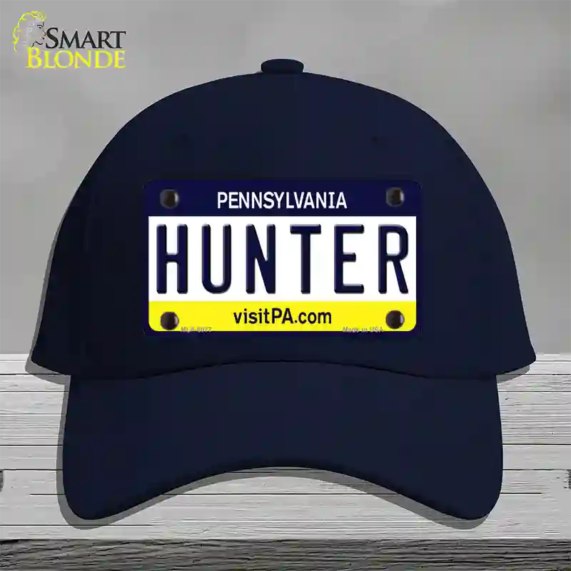 Hunter Pennsylvania State Novelty License Plate Hat Cotton / Navy