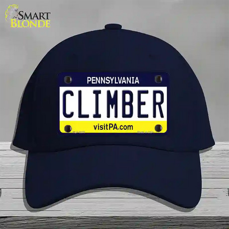 Climber Pennsylvania State Novelty License Plate Hat Cotton / Navy