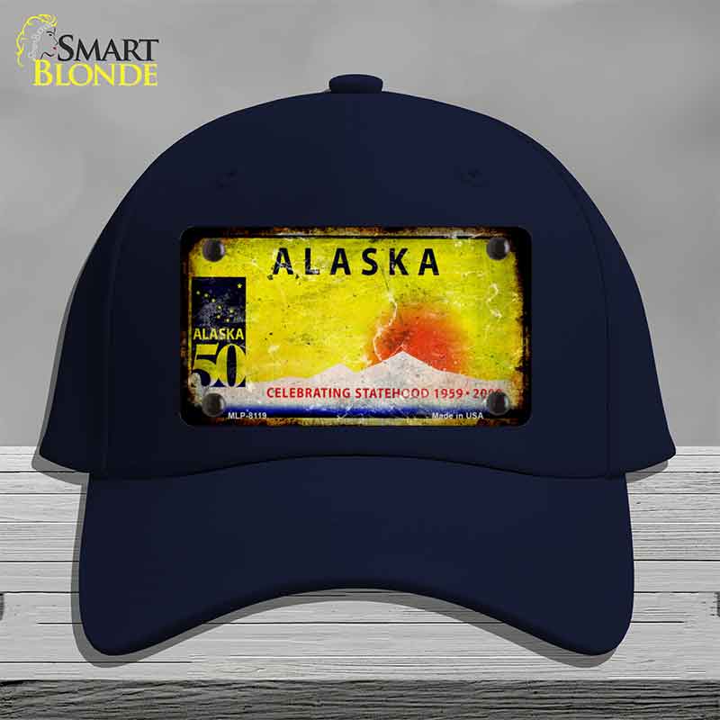 Alaska State Rusty Novelty License Plate Hat HAT-MLP-8119
