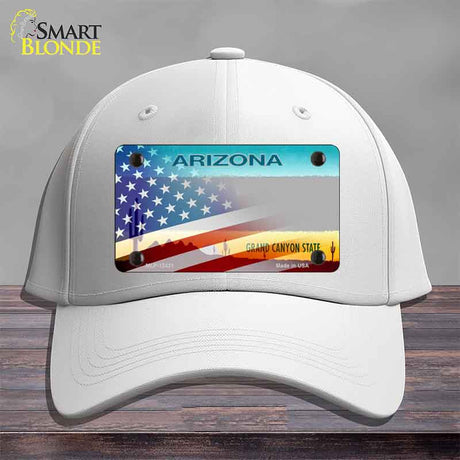 Arizona License Plate American Flag Novelty License Plate Hat HAT-MLP-12431