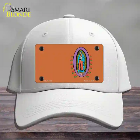 Virgin Mary Copper Novelty License Plate Hat Cotton / White