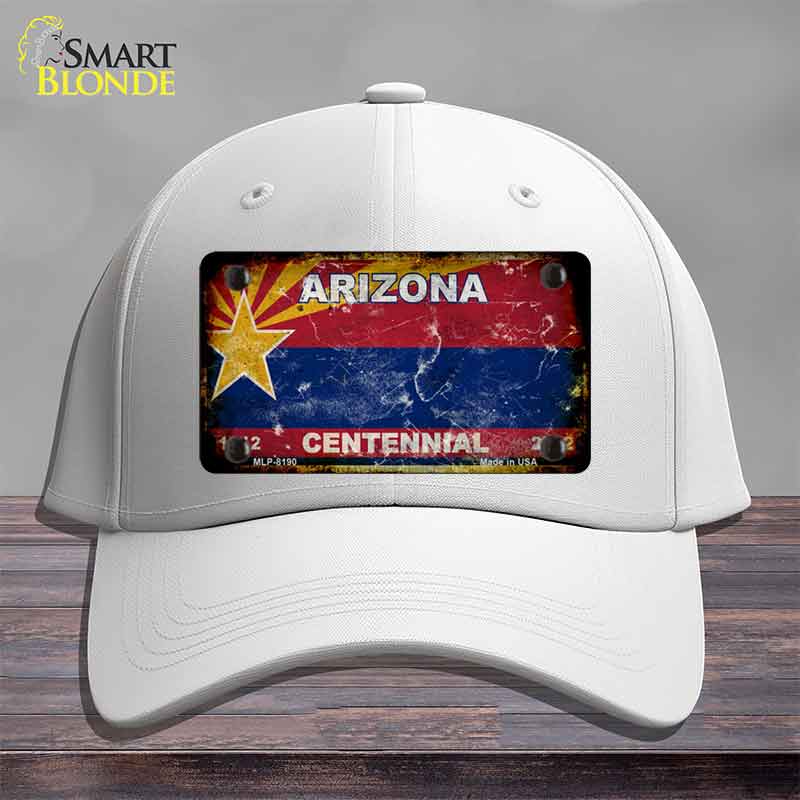 Arizona Centennial State Rusty Novelty License Plate Hat HAT-MLP-8190