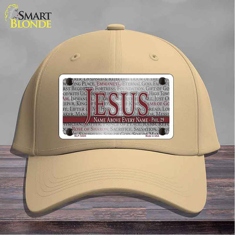 Jesus Name Above Every Name Novelty License Plate Hat HAT-MLP-14525