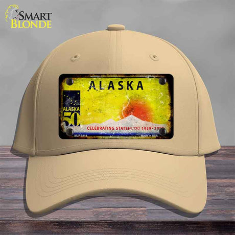 Alaska State Rusty Novelty License Plate Hat HAT-MLP-8119