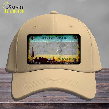 Arizona Gray Rusty Novelty License Plate Hat HAT-MLP-8169