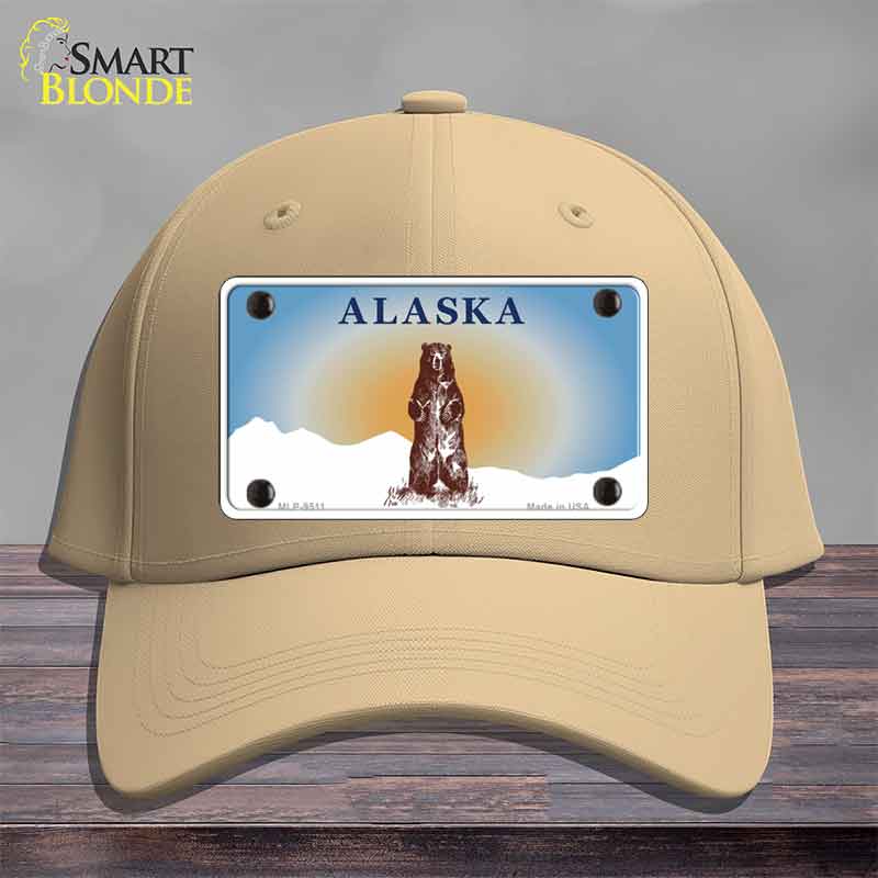 Alaska Bear Novelty License Plate Hat HAT-MLP-9511