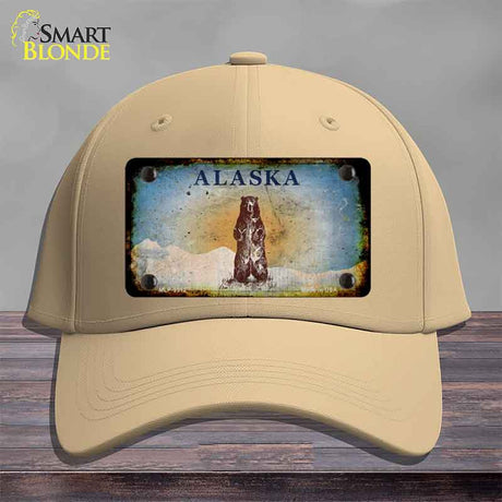 Alaska Bear Rusty Novelty License Plate Hat HAT-MLP-9512