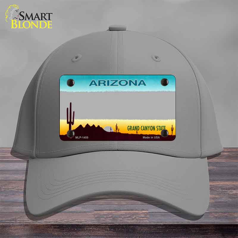 Arizona Gray State Blank Novelty License Plate Hat HAT-MLP-1455