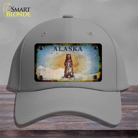 Alaska Bear Rusty Novelty License Plate Hat HAT-MLP-9512
