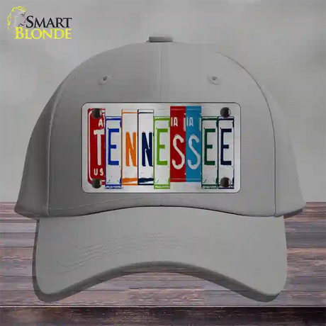 Tennessee License Plate Art Novelty License Plate Hat Cotton / Gray