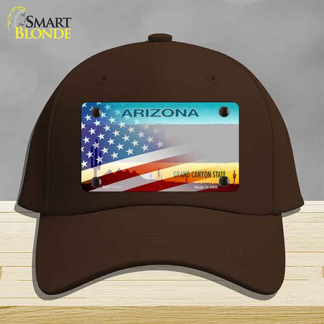 Arizona License Plate American Flag Novelty License Plate Hat HAT-MLP-12431