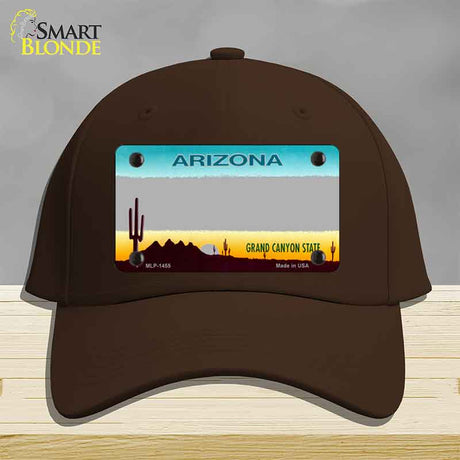 Arizona Gray State Blank Novelty License Plate Hat HAT-MLP-1455