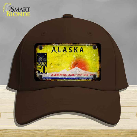 Alaska State Rusty Novelty License Plate Hat HAT-MLP-8119