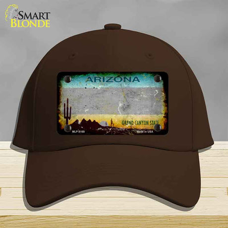 Arizona Gray Rusty Novelty License Plate Hat HAT-MLP-8169