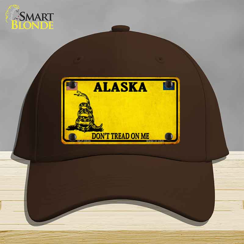 Alaska Dont Tread On Me Novelty License Plate Hat HAT-MLP-8834