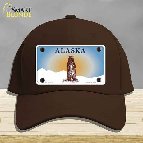 Alaska Bear Novelty License Plate Hat HAT-MLP-9511