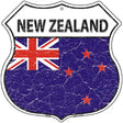 New Zealand Flag Highway Shield Metal Sign 12" (HS)