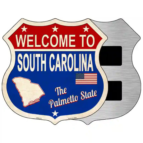 South Carolina Established Novelty Metal Highway Shield Sign 5" (HSM)